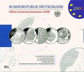 Silber-Gedenkm�nzenset 2008 - Bild vergr��ern 