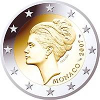 2 Euro Monaco 2007 Gracia Patricia - Produktbild 