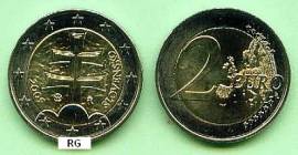 2 � Slowakei 2009 - Staatswappen - - Bild vergr��ern 