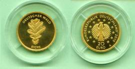 20 � Goldm�nze 2010 - Eiche - F - Bild vergr��ern 