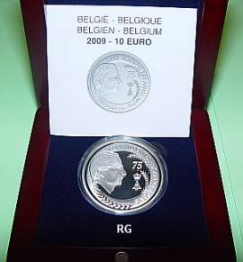 Belgien 10 � 2009  - 75. Geb. K�nig Albert II  - PP - Bild vergr��ern 