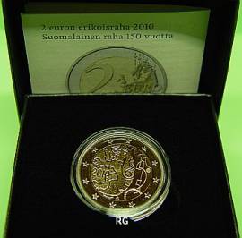 2 Euro Finnland 2010 - 150 Jahre Marka - PP - Bild vergr��ern 