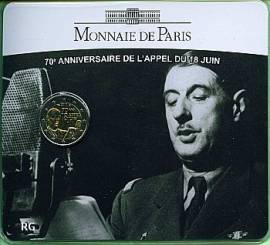 2 � Frankreich 2010 - Charles de Gaulle - stgl. im Blister - Bild vergr��ern 