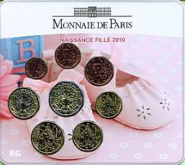 Frankreich KMS 2010 Babysatz M�dchen - Bild vergr��ern 