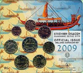 Offizieller KMS Griechenland 2009 - normales 2 � St�ck - - Bild vergr��ern 