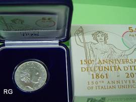 Italien 5 � 2011 - 150 Jahre Vereinigung Italiens - stgl. - Bild vergr��ern 