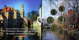 Belgien Kursm�nzsatz 2010 - Altstadt von Br�gge - stgl. - Bild vergr��ern 