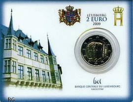 2 Euro Luxemburg 2009 Gro�herzogin Charlotte (Blister) - Bild vergr��ern 