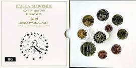 Slowenien KMS 2010 - inkl. 3 � und 2 � Sonderpr�gung - stgl. - Bild vergr��ern 
