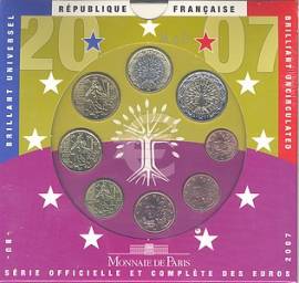 Frankreich KMS 2007 stgl. - Bild vergr��ern 