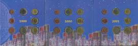 Belgien Kursm�nzsatz 1999/2000/2001 - Intro Set - stgl. - Bild vergr��ern 