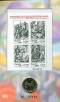2 � Spanien 2005 - Don Quichote mit Briefmarkenblock -