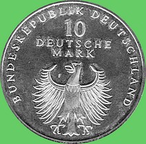 10 DM - 1998 50 Jahre Deutsche Mark