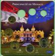 Monaco Kursm&uuml;nzen 2 � bis 10 Cents - bankfrisch