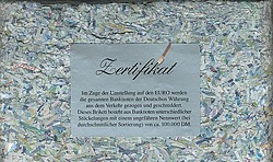 100.000 D- Mark im Brikett