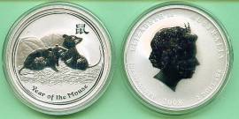 Australien 2 $  - Jahr der Maus - 2008 (2 Unzen) - Bild vergr��ern 