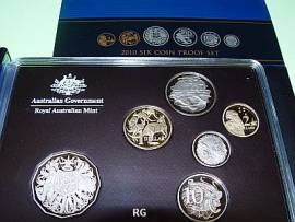 Australien Kursm�nzensatz 2010 - PP - - Bild vergr��ern 