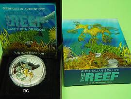 Sea Life Serie: 50 Cent Australien 2009 - Fetzenfisch - 1/2 oz. - Bild vergr��ern 