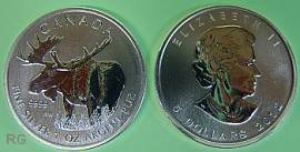 Kanada 5 $ Elch 2012 (1 oz) - Bild vergrern 