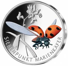 Deutschland 5 Euro Siebenpunkt Marienk�fer 2023 (2/9) bfr. - Bild vergr��ern 