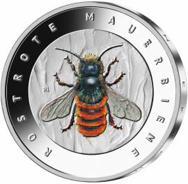Deutschland 5 Euro Rostrote Mauerbiene 2023 (4/9) bfr. - Bild vergrern 