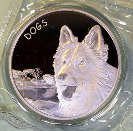 Fidji / Fiji 50 Cent 2023 Hundeserie: H�tehund (2) - 1 oz BU - Bild vergr��ern 