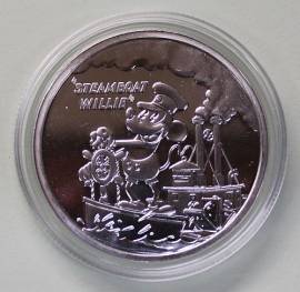 Fidji / Fiji 50 Cent 2024 Steamboat Willie / Micky Mouse - 1 oz BU - Bild vergrößern