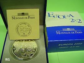Frankreich 1 1/2 Euro 2002 - Europa Serie 2002: Europ�ische W�hrungsunion - PP - Bild vergr��ern 