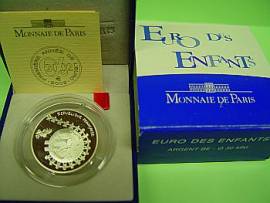 Frankreich 1/4 Euro 2002 - Kindereuro - PP - Bild vergr��ern 
