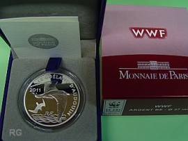 Frankreich 10 � 2011 - 50 Jahre WWF Korallenm�we - PP (teilcolouriert) - Bild vergr��ern 