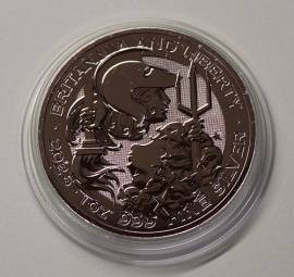 Gro�britannien 2 Pounds 2025 - Britannia und Liberty - (Silber BU) - Bild vergr��ern 