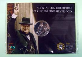 Großbritannien 20 £ 2015 - Sir Winston Churchill - (BU) - Bild vergrößern