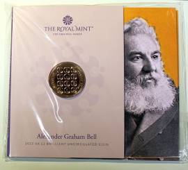 Großbritannien 2 £ 2022 - Alexander Graham Bell - (cu/ni BU) - Bild vergrößern