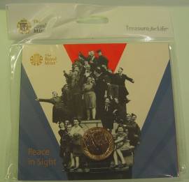 Großbritannien 2 £ 2020 - Peace in Sight Ende 2. Weltkrieg VE-Day - (cu/ni BU) - Bild vergrößern