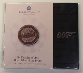 Gro�britannien 5 � 2024 - James Bond 007: Die Filme der 1990er Jahre - (cu/ni BU) im Blister - Bild vergr��ern 