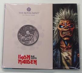 Gro�britannien 5 � 2025 - Musiklegenden: Iron Maiden - (cu/ni BU) im Blister - Bild vergr��ern 