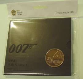 Grobritannien 5  2020 - James Bond Aston Martin (1/3) - (cu/ni BU) im Blister - Bild vergrern 