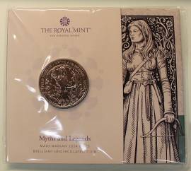 Gro�britannien 5 � 2024 Myths & Legends: Maid Marian - (cu/ni BU) - Bild vergr��ern 