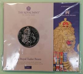 Gro�britannien 5 � 2022 - Tudor Beasts (2): Lion of England - (cu/ni BU) - Bild vergr��ern 