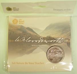 Grobritannien 5  2020 - 250. Geb. William Wordsworth - (cu/ni BU) - Bild vergrern 