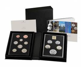 Gro�britannien Kursm�nzensatz KMS King Charles III. Definitives 2025 13,88 � PP - Bild vergr��ern 