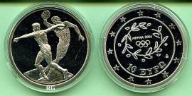 Griechenland 10 € 2003 - Olympische Sommerspiele 2004: Diskuswerfen - - Bild vergrößern