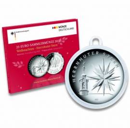 Deutschland 25 Euro -Herrnhuter Stern- 2022 PP im Blister - Bild vergr��ern 