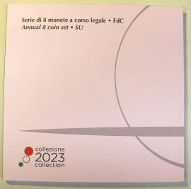 Italien 2023 - Kursmünzsatz stgl. 3,88 € - Bild vergrößern