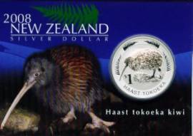 Neuseeland 1 Dollar Kiwi 2008 stgl. im Blister - Bild vergr��ern 