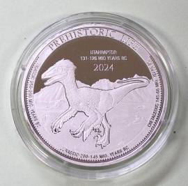 Kongo 20 France Prehistoric Life: Utahraptor 2024 BU - Bild vergr��ern 