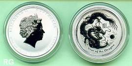 Australien 50 Cent - Jahr des Drachen - 2012 (1/2 Unze) - Bild vergr��ern 