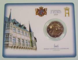 2 Euro Luxemburg 2019 100 Jahre Allgemeines Wahlrecht Münzzeichen Servaas-Brücke (Blister) - Bild vergrößern