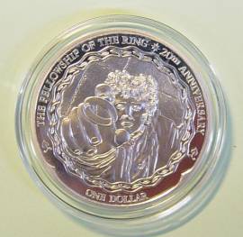 Neuseeland 2 Dollar 2021 - Herr der Ringe: Frodo - 1 oz BU  - Bild vergr��ern 