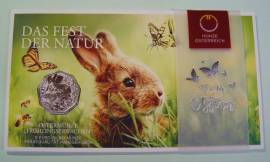 5 Euro sterreich 2019 - Frhlingserwachen - im Blister - Bild vergrern 